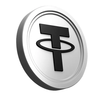 Alım satım topluluğunun güven bölümünde bulunan Tether USDT coin öğesi